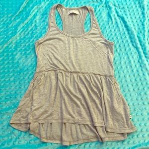 Gilly Hicks Hollister Cotton Tank Top Gray XS